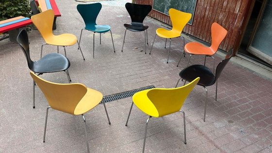 Image 1 of Sedia Fritz Hansen Jacobsen 3107