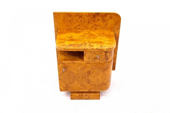 Image 1 of Mesillas de noche Art Déco, Polonia, hacia 1930.