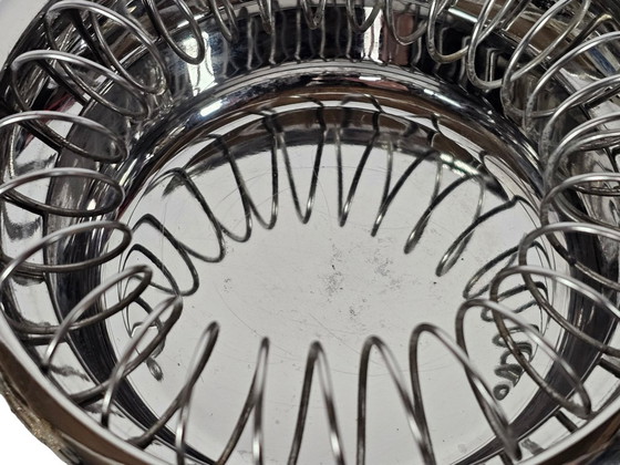 Image 1 of Cenicero en espiral de Achille Castiglioni para Alessi - 7690 - pulido - acero inoxidable - años 80