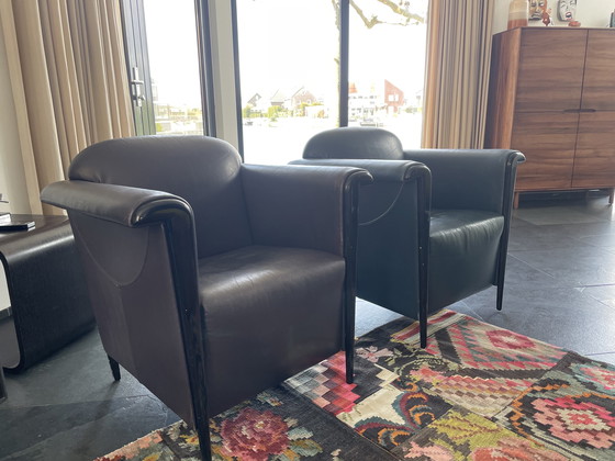 Image 1 of 2 poltrone Tiffany in pelle del marchio Durlet