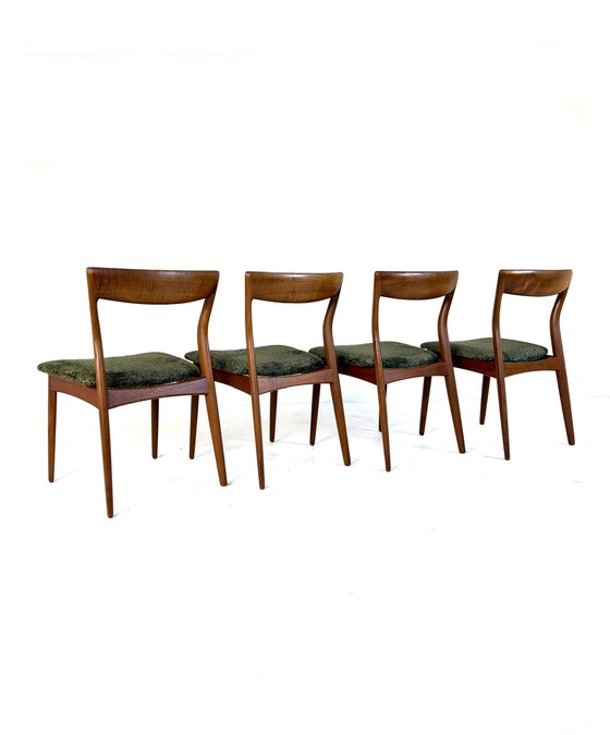 Image 1 of 4x restored dining room chair, Viborg Stolefabrik '60