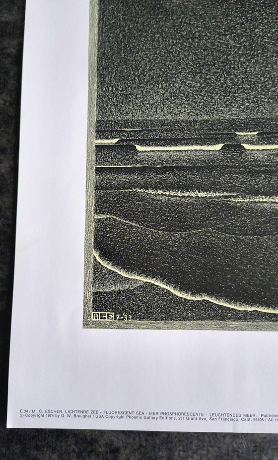Image 1 of Lithograph by M. C. Escher. 1974