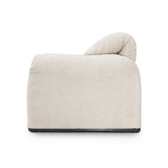 Image 1 of “Maralunga” armchair with pouf by Vico Magistretti for Cassina, 1970s