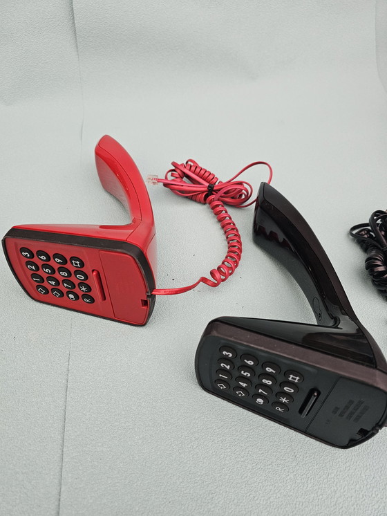 Image 1 of Two modern Telia Kobra phones, 1990s