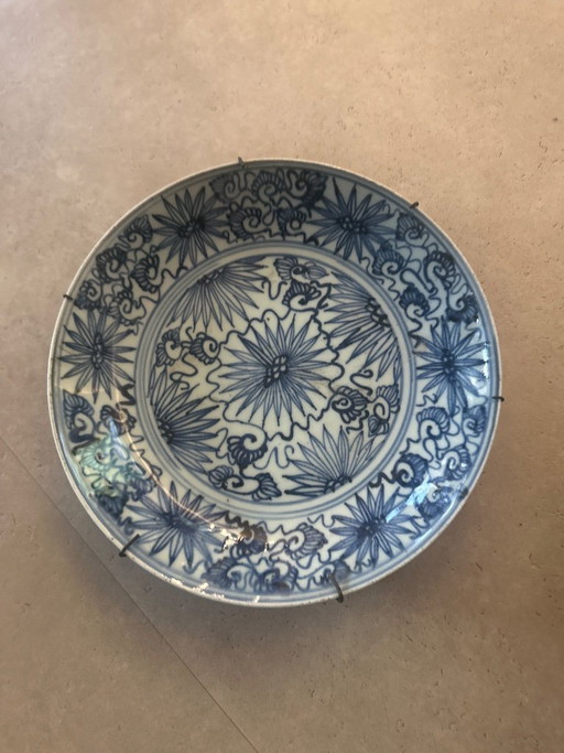 Antique porcelain plate