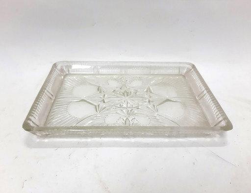 Bandeja para baratijas Anity, plato rectangular de vidrio