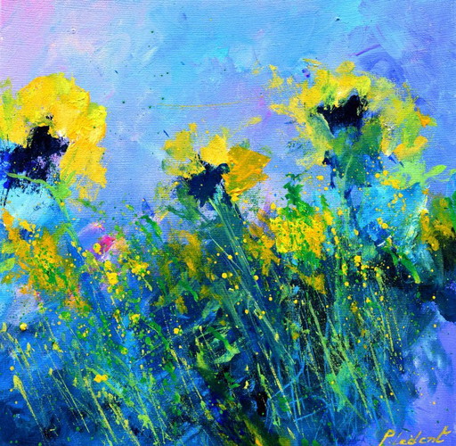 Three Sunflowers