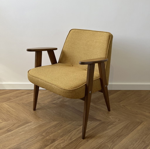 Restored Vintage Club Chair Type 366 By J.Chierowski 1960’S, Poland