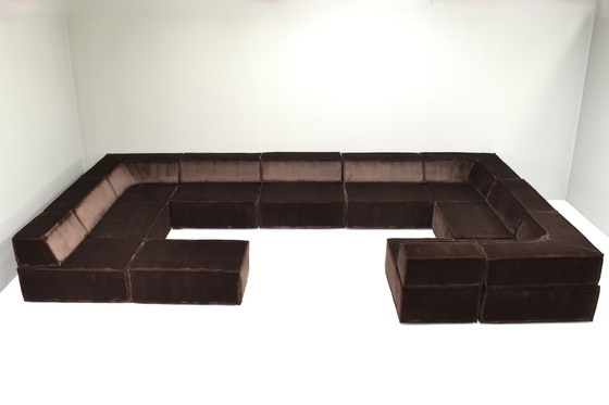 Image 1 of 21-piece COR TRIO corner sofa by COR Furniture *New upholstery*, Switzerland / Germany - 1972