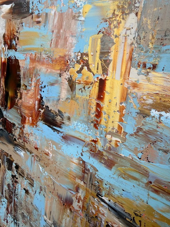Image 1 of Artwork 120x90cm incl. floating frame