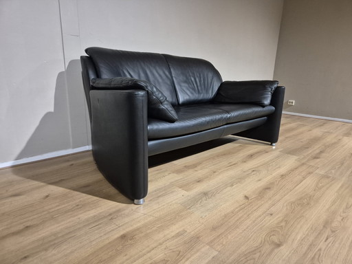 Leolux Fidamigo - 2.5 Seater Sofa - Black - Leather - Design