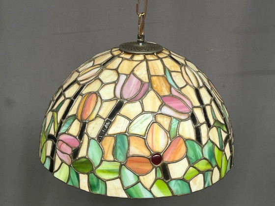 Colgante estilo Tiffany. – Lámparas de araña, Crystal, Glass, Art Nouveau (photo 6 of 6)