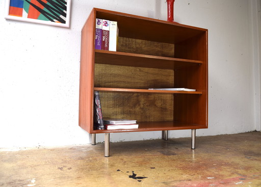 Mid Century Teak Boekenplank Vintage Kast