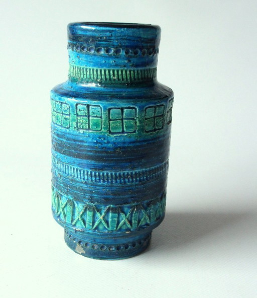 Bitossi ceramic step vase - designed by Aldo Londi