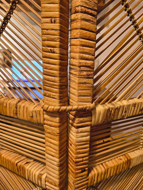 Image 1 of Biombo de caña de la década de 1960