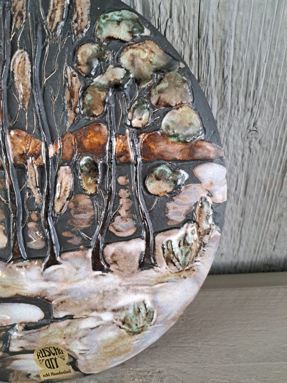 Image 1 of Ruscha art wall plate