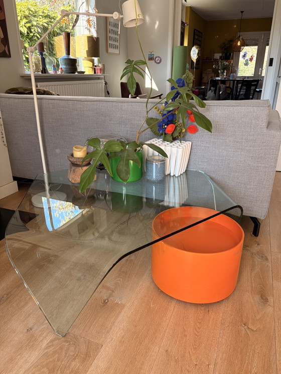 Image 1 of Table basse cascade Fiam Italia, en verre incurvé.