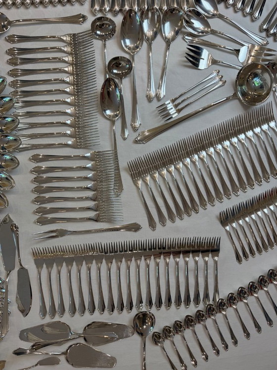 Zeldzame BSF Friederike bestekset – 235 stuks – 800 zilver – BSF Besteck, Servies, Silver (photo 6 of 12)