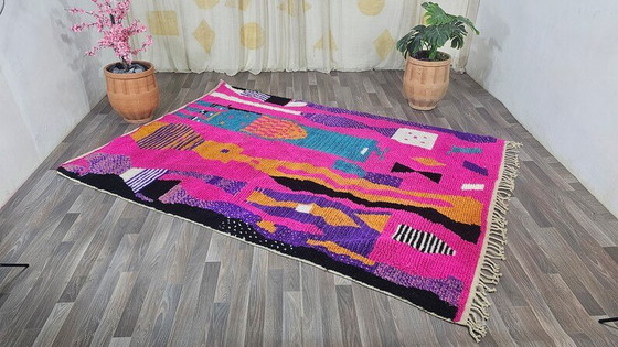 Tapis berbère authentique en laine coloré 200/300 – Wool (photo 5 of 11)