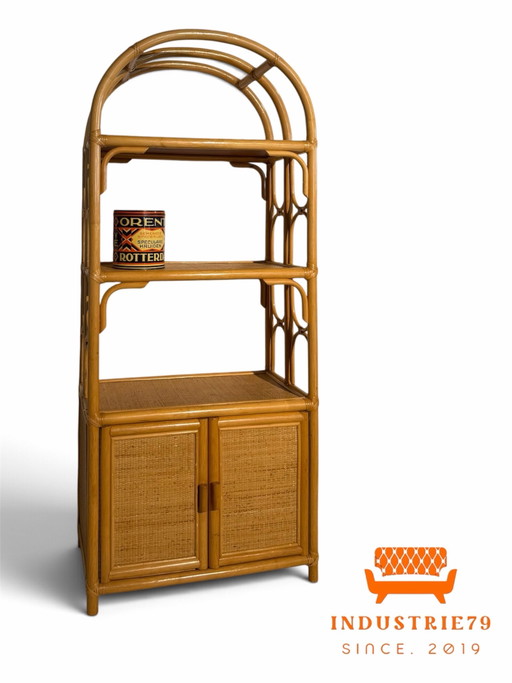 Vintage Rothan Webbing Schrank
