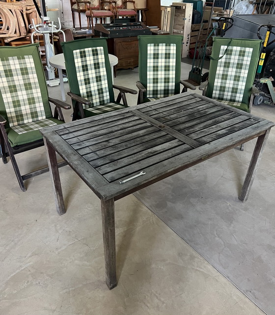 Image 1 of Garden Table and Chairs Plus Covers