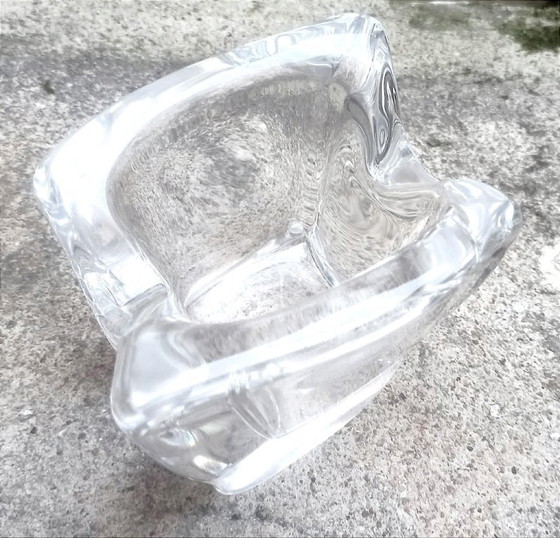 Image 1 of Crystal ashtray, 1970s, 12 cm wide