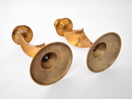 Candlestick Set Brass Copper – Candle holders, Metal (photo 8 of 8)
