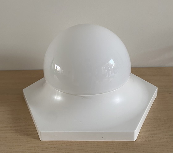 Image 1 of Vintage Dutch hexagonal mid-century ceiling lamp - wall lamp 1970s.