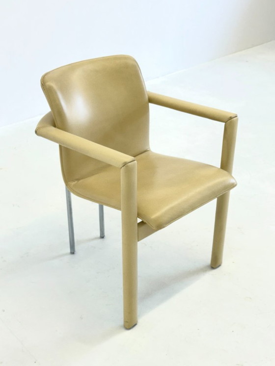 Image 1 of Set of 4 vintage Leolux Cachucha dining chairs