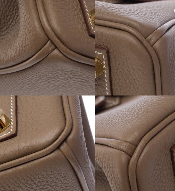 Image 1 of Sac HERMES Birkin 25 en cuero Étoupe - 103575