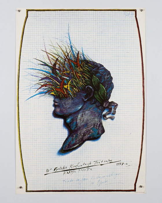 IV Polski Konfrontacje Teatralne – 1978 Original Vintage Poster by Eugeniusz Get-Stankiewicz – Polish Poster (photo 3 of 8)