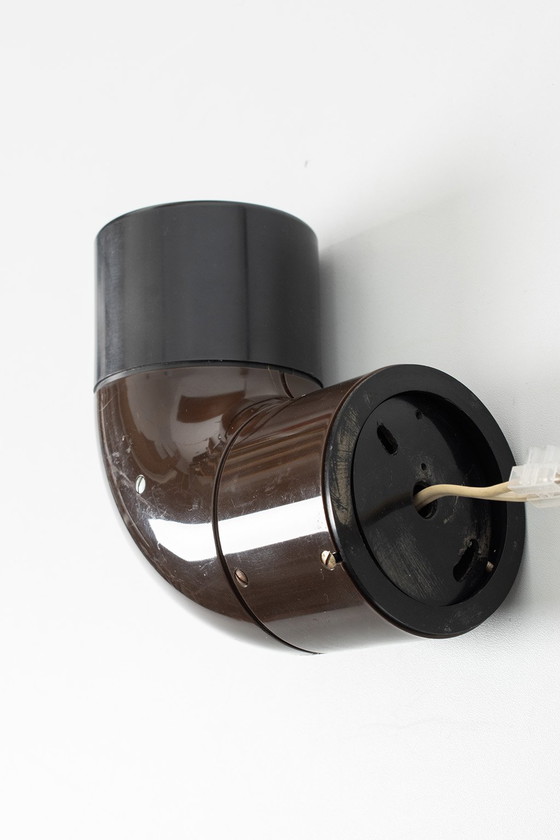 Image 1 of Brown plastic wall spotlight