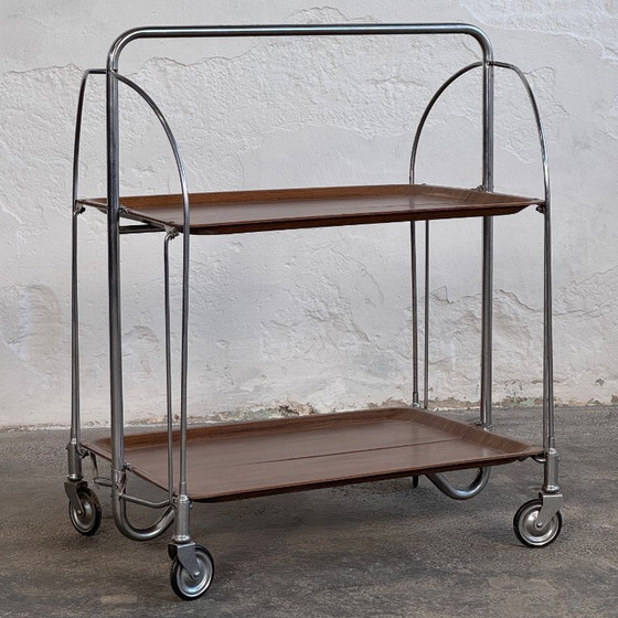 Image 1 of DDR Folding Service Trolley, 1970