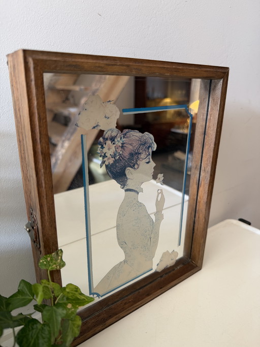 Art Nouveau key cabinet
