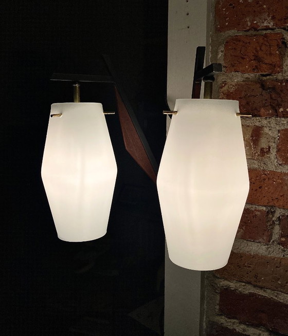 Image 1 of Applique vintage a 2 luci Stilnovo