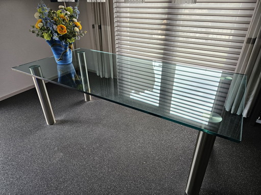 Table de salle à manger en verre de Helder 200x95 cm