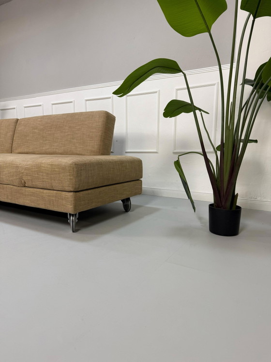 Image 1 of Brühl Fourtwo Designer Sofa Stoff Couch Schlafsofa Four Two Beige