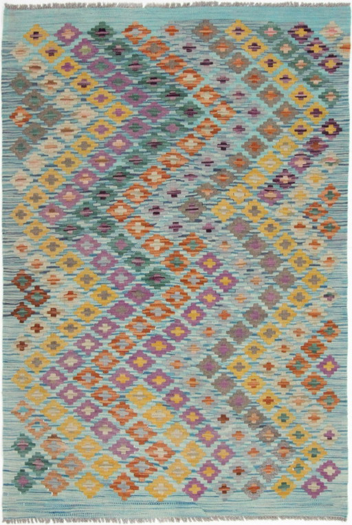 Original Old Style Kelim Afghan 151 X 104 Cm Top Zustand