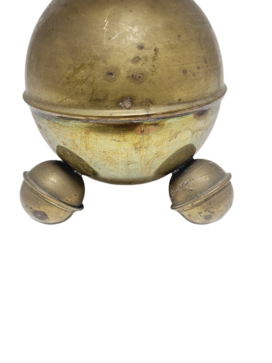 Art Deco Bedside Lamp, Belgium, 1930s – Table lamps, Metal, Brass (photo 3 of 17)