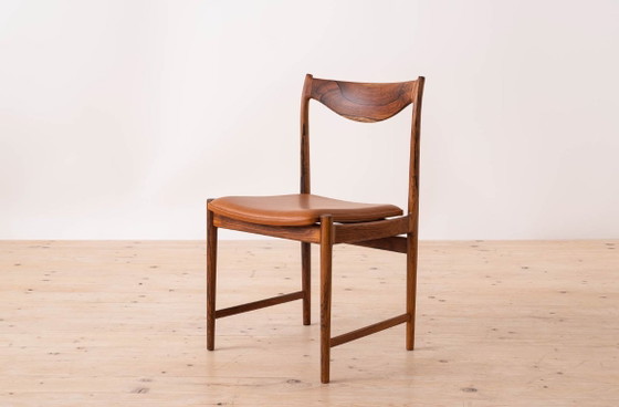 Image 1 of Torbjørn Afdal Darby eethoek met zes stoelen en uitschuifbare tafel, Noorwegen, jaren 60