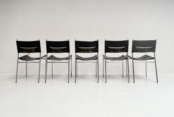 Image 1 of Set van 5 SE06 stoelen van Martin Visser voor ’t Spectrum, 1960's
