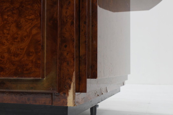 Image 1 of Divano vintage Art Déco in legno di radica