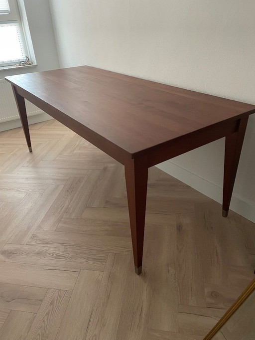 wooden dining table