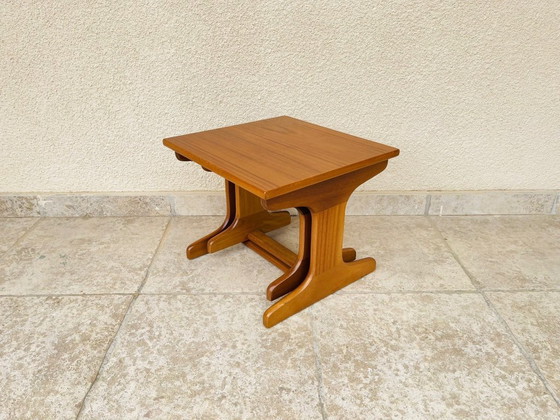 Image 1 of Paar skandinavische Satztische aus Teakholz, 1960