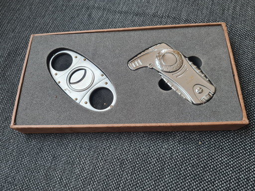 Conjunto Cuba Vintage Gentlemen de los años 90 / Caja metálica de coleccionista – cadeaus, Metal