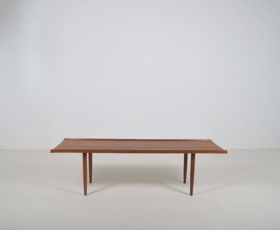 Image 1 of Dänischer Couchtisch mit erhöhter Kante, 1960er Jahre