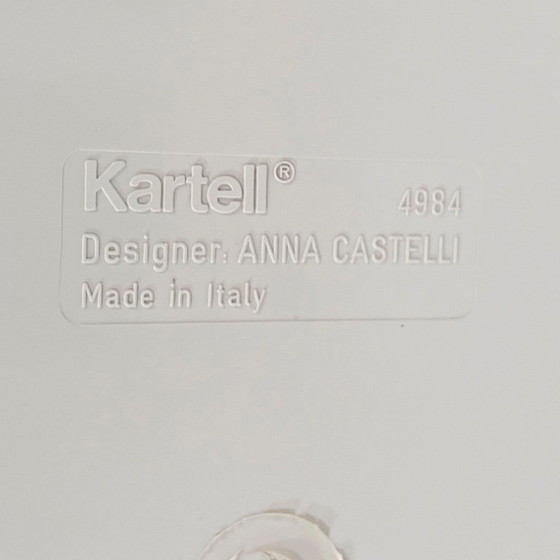 Image 1 of Cesto de ropa beige de Anna Castelli para Kartell, años 70