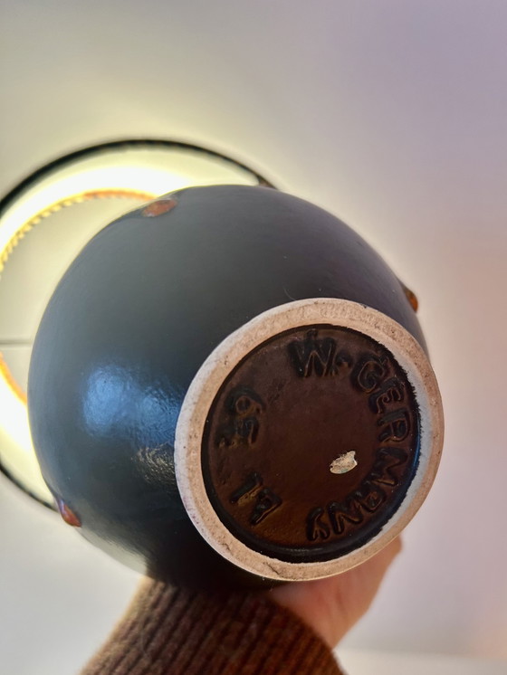 Image 1 of Striking vintage table lamp - upcycled from Bay ceramics