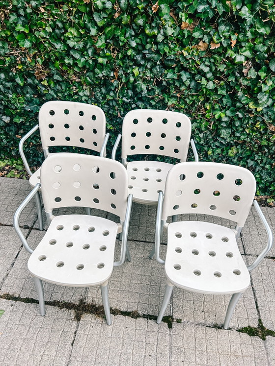 Halifax ministoelen van Antonio Citterio – Eetkamerstoelen, Metal, Plastic (photo 5 of 5)