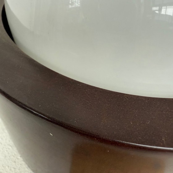 Image 1 of Glaskolben Decken-/Wandlampe 1950er Jahre